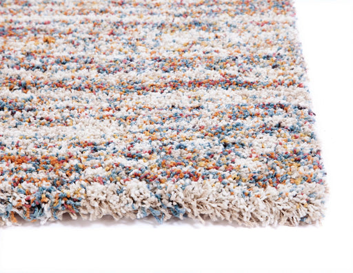 Ivory/Multi Striped Area Rug 5x8 Default -DTYStore