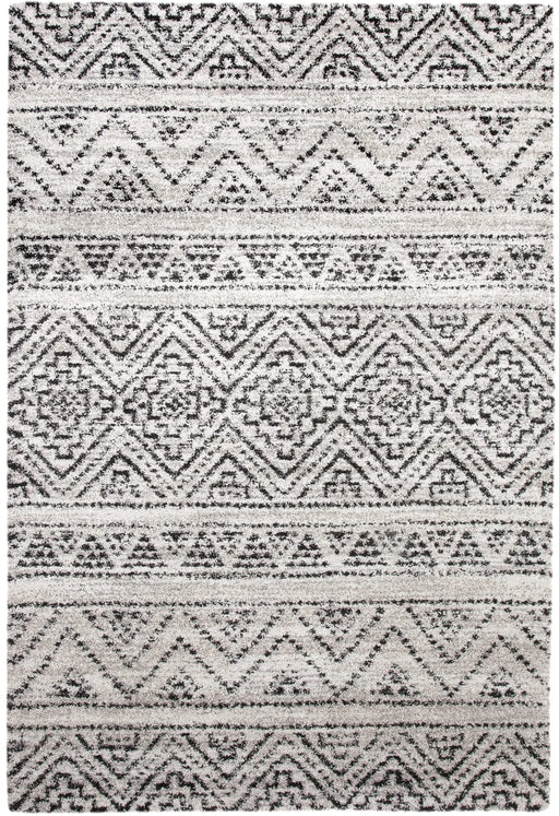 Ivory/Natural/Black Area Rug 8x10 Default -DTYStore