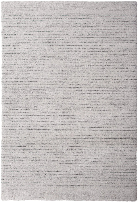 Ivory/ Charcoal Stripe Area Rug 5x8 Default -DTYStore
