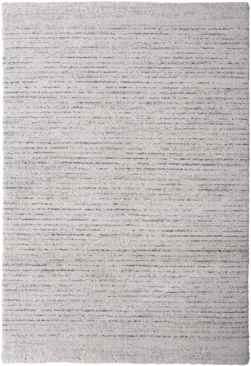 Ivory/ Charcoal Stripe Area Rug 5x8 Default -DTYStore