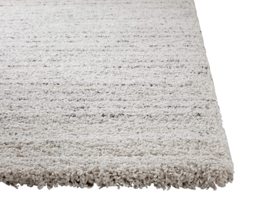 Ivory/ Charcoal Stripe Area Rug 5x8 Default -DTYStore