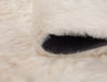 Ivory Faux Fur Area Rug 5x8 Default -DTYStore