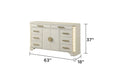 JASMINE Queen 5 Pc Unique LED Bedroom Set made with Wood in Beige (NJ INVENTORY0 Default -DTYStore