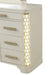 JASMINE Queen 5 Pc Unique LED Bedroom Set made with Wood in Beige (NJ INVENTORY0 Default -DTYStore