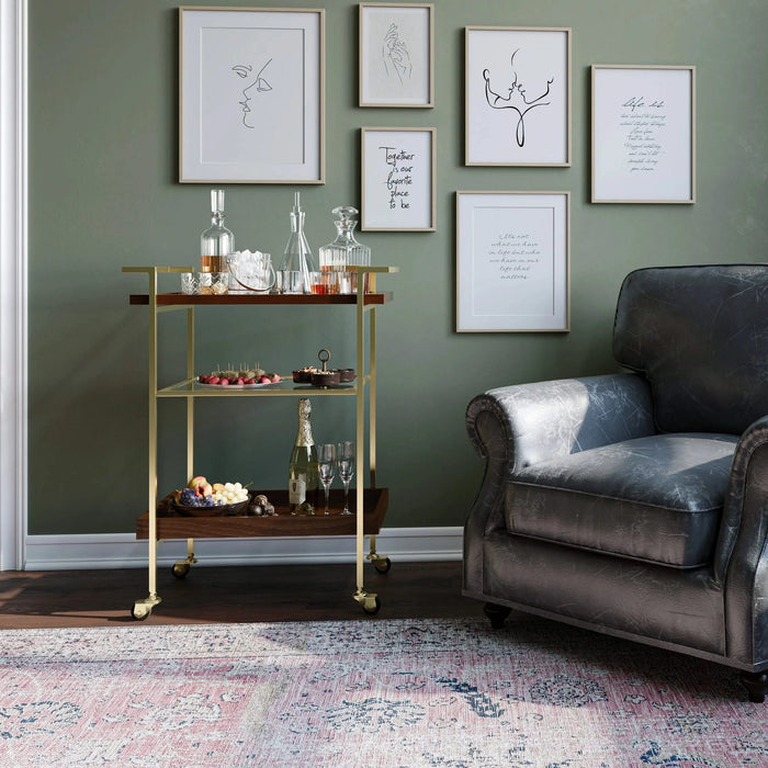 Jace - 26' Bar Cart - Cognac Default -DTYStore