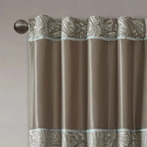 Jacquard Curtain Panel Pair(2 Pcs Window Panels) Default -DTYStore