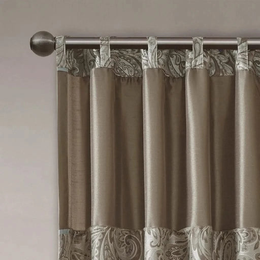 Jacquard Curtain Panel Pair(2 Pcs Window Panels) Default -DTYStore