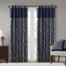 Jacquard Curtain Panel Pair Default -DTYStore