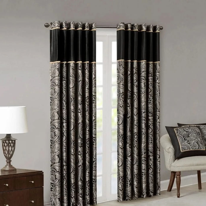 Jacquard Curtain Panel Pair(2 Pcs Window Panels) - DTY Store