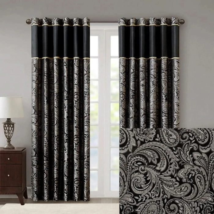 Jacquard Curtain Panel Pair(2 Pcs Window Panels) - DTY Store