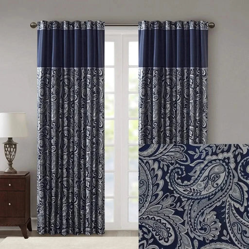 Jacquard Curtain Panel Pair Default -DTYStore