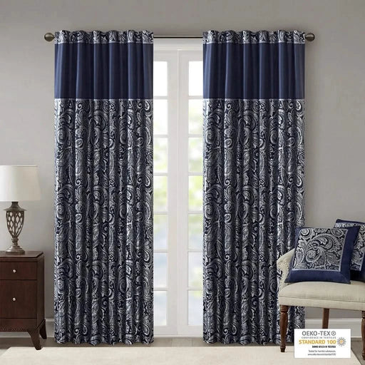 Jacquard Curtain Panel Pair Default -DTYStore