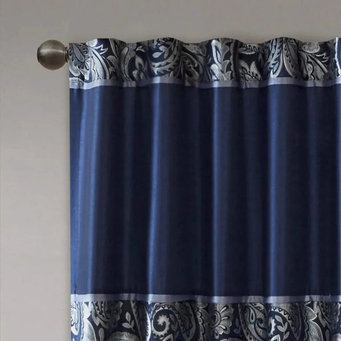 Jacquard Curtain Panel Pair Default -DTYStore