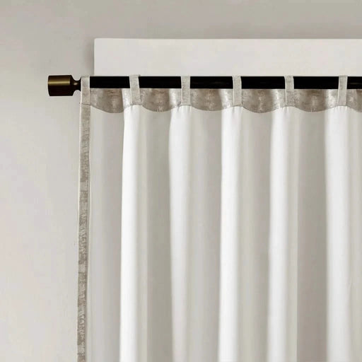 Jacquard Lined Total Blackout Rod Pocket/Back Tab Curtain Panel(Only 1 Pc Panel) Default -DTYStore