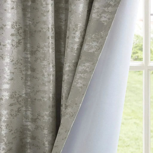 Jacquard Lined Total Blackout Rod Pocket/Back Tab Curtain Panel(Only 1 Pc Panel) Default -DTYStore