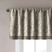 Jacquard Window Valance Blue/Brown 50x18' Default -DTYStore