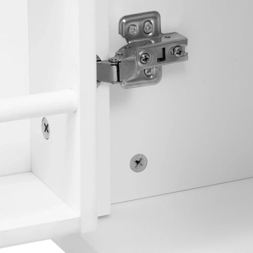 K&K 47 inch Kitchen Island with Extendable Dining Table, Rubber Wood Veneer Kitchen Table with Internal Storage Rack, Power Outlet, Kitchen island with Storage 2 Drawers 2 Cabinet,White Default -DTYStore