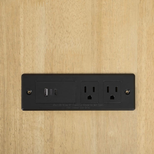 K&K 47 inch Kitchen Island with Extendable Dining Table, Rubber Wood Veneer Kitchen Table with Internal Storage Rack, Power Outlet, Kitchen island with Storage 2 Drawers 2 Cabinet,White Default -DTYStore