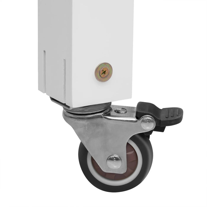 K&K 47 inch Kitchen Island with Extendable Dining Table, Rubber Wood Veneer Kitchen Table with Internal Storage Rack, Power Outlet, Kitchen island with Storage 2 Drawers 2 Cabinet,White Default -DTYStore