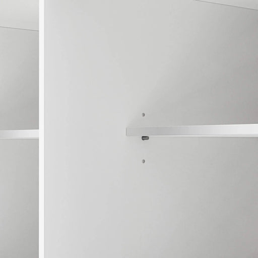 K&K 48inch Large Kitchen Island with 2 Bar Stools, Power Outlet, Door Internal Storage Rack, Kitchen Storage Cart on 5 Wheels with Drop Leaf, 5 Open Side Racks, 2 Drawers,for Kitchen,Dining Room,White Default -DTYStore