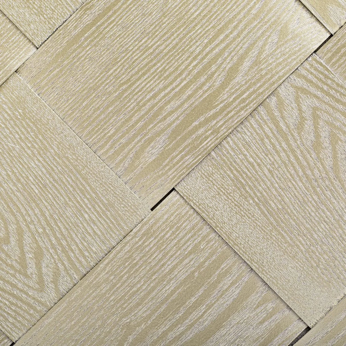 K&K 51.2'W Ash Veneer (Not Cheap Paper) Solid Wood Handwoven Kitchen Island with Drop Leaf, Coastal Kitchen Island on Wheels with Internal Storage Rack, Rolling Kitchen Cart, Champagne Default -DTYStore