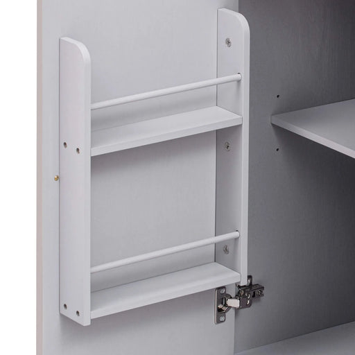 K&K 51.2'W Ash Veneer (Not Cheap Paper) Solid Wood Handwoven Kitchen Island with Drop Leaf, Coastal Kitchen Island on Wheels with Internal Storage Rack, Rolling Kitchen Cart, Champagne Default -DTYStore