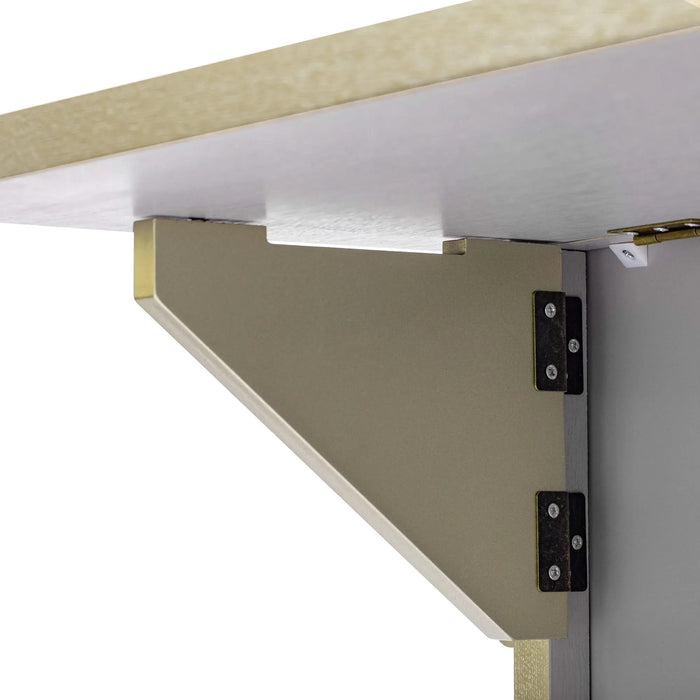 K&K 51.2'W Ash Veneer (Not Cheap Paper) Solid Wood Handwoven Kitchen Island with Drop Leaf, Coastal Kitchen Island on Wheels with Internal Storage Rack, Rolling Kitchen Cart, Champagne Default -DTYStore