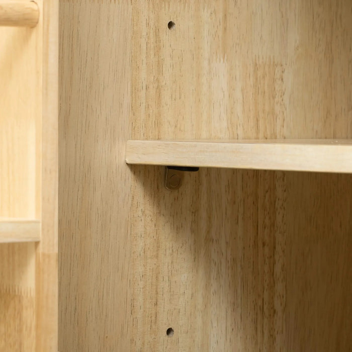 K&K 53.2'W 3D Woven Checkerboard Pattern Design Kitchen Island with Drop Leaf, Rolling Kitchen Island on Wheels with Internal Storage Rack, Power Outlet, Kitchen Cart with 3 Drawers 2 Cabinets, Nature Default -DTYStore