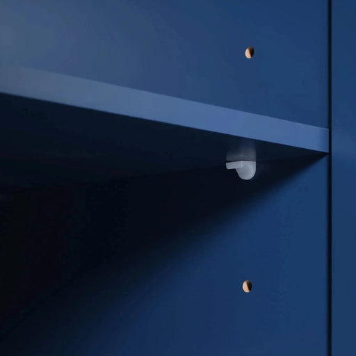 K&K 53.2'' Kitchen Island with Drop Leaf, Kitchen Storage Cart with Spice Rack, Towel Rack and 2 Drawers, Rolling Kitchen Island on Wheels with Adjustable Shelves for Kitchen, Dining Room, Navy Blue Default -DTYStore