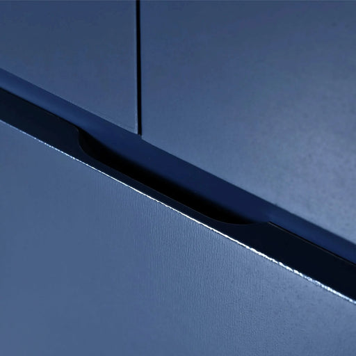 K&K 53.2'' Kitchen Island with Drop Leaf, Kitchen Storage Cart with Spice Rack, Towel Rack and 2 Drawers, Rolling Kitchen Island on Wheels with Adjustable Shelves for Kitchen, Dining Room, Navy Blue Default -DTYStore