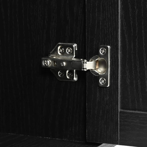 K&K 53.5''Farmhouse Kitchen Island with Power Outlet, Kitchen Storage Island with Drop Leaf, Spice Rack and Drawer, Rolling Kitchen Cart on Wheels, for Home, Kitchen and Dining Room, Black Default -DTYStore