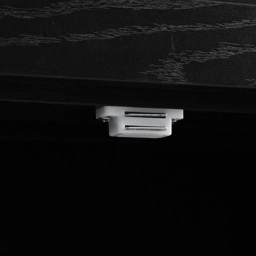 K&K 53.5''Farmhouse Kitchen Island with Power Outlet, Kitchen Storage Island with Drop Leaf, Spice Rack and Drawer, Rolling Kitchen Cart on Wheels, for Home, Kitchen and Dining Room, Black Default -DTYStore