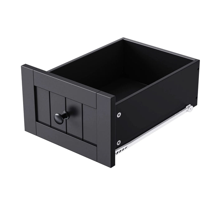 K&K 53inch Large Kitchen Island with 2 Bar Stools, Power Outlet,Door Internal Storage Rack, Kitchen Storage Cart on 5 Wheels with Drop Leaf, 5 Open Side Racks, 3 Drawers, for Kitchen,Dining Room,Black Default -DTYStore