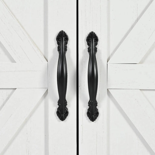 K&K 54.5' Farmhouse Kitchen Island with Power Outlet, Kitchen Storage Island with Internal Storage Rack, Drop Leaf, Spice Rack, Rolling Kitchen Cart on Wheels, for Home, Kitchen and Dining Room,White Default -DTYStore