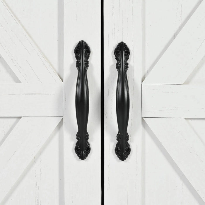 K&K 54.5' Farmhouse Kitchen Island with Power Outlet, Kitchen Storage Island with Internal Storage Rack, Drop Leaf, Spice Rack, Rolling Kitchen Cart on Wheels, for Home, Kitchen and Dining Room,White Default -DTYStore