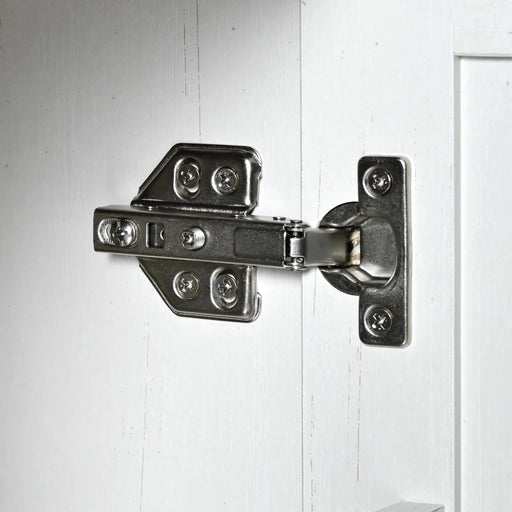 K&K 54.5' Farmhouse Kitchen Island with Power Outlet, Kitchen Storage Island with Internal Storage Rack, Drop Leaf, Spice Rack, Rolling Kitchen Cart on Wheels, for Home, Kitchen and Dining Room,White Default -DTYStore