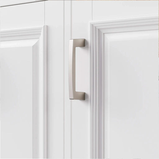 K&K 54inch Large Kitchen Island with Rubber Wood Drop Leaf, Embossed Texture Rolling Kitchen Cart on 4 Wheels with 4 Doors and 3 Drawers, Kitchen Island with Storage for Kitchen, Dining Room,White Default -DTYStore