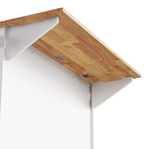 K&K 54inch Large Kitchen Island with Rubber Wood Drop Leaf, Embossed Texture Rolling Kitchen Cart on 4 Wheels with 4 Doors and 3 Drawers, Kitchen Island with Storage for Kitchen, Dining Room,White Default -DTYStore