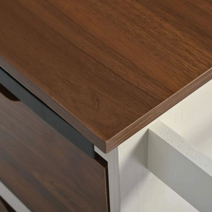 K&K 55.5' Farmhouse Kitchen Island with Drop Leaf, Kitchen Storage Island with Barn Door, Power Outlet, Rolling Kitchen Cart on Wheels with Spice Rack, for Home, Kitchen, Dining Room, White Default -DTYStore