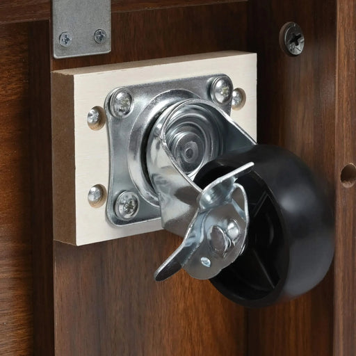 K&K 55.5' Farmhouse Kitchen Island with Drop Leaf, Kitchen Storage Island with Barn Door, Power Outlet, Rolling Kitchen Cart on Wheels with Spice Rack, for Home, Kitchen, Dining Room, White Default -DTYStore