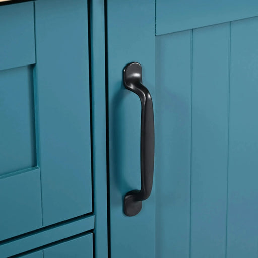 K&K 55.7'' Large Kitchen Island with 2 Drop Leaf,, Rolling Kitchen Cart on 5 Wheels with Power Outlet, Folding Storage Dining Table with Spice & Towel Rack , 3 Drawers, for Kitchen, Dining Room,Green Default -DTYStore