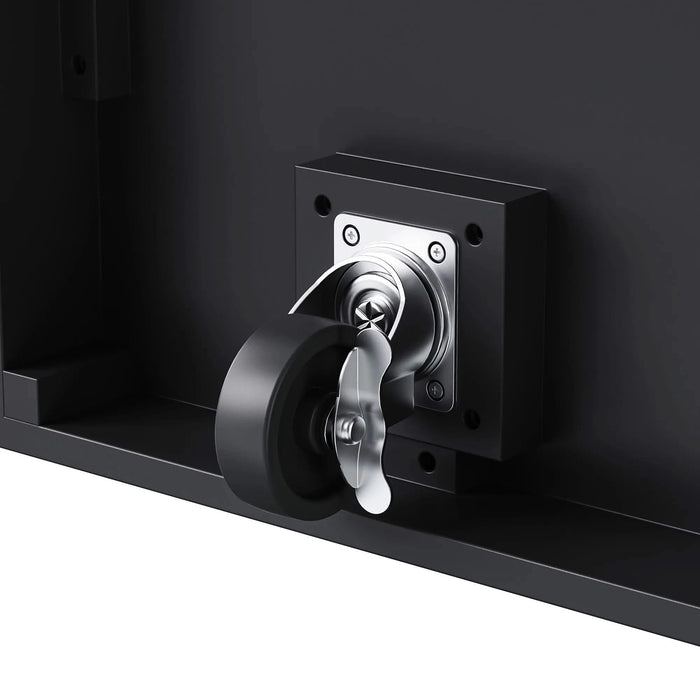 K&K 56 inch Kitchen Island with Rubber Wood Veneer Drop Leaf, Power Outlet, 4 Door Shelves, Embossed Vertical Stripe Rolling Kitchen Cart on 4 Wheels with 6 Deep Drawers for Kitchen, Dining Room,Black Default -DTYStore