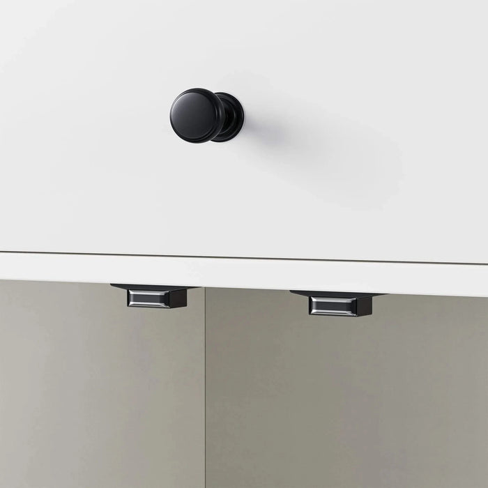 K&K 74.5 inch Kitchen Island with Extendable Dining Table , Rolling Kitchen Island on Wheels with Spice Rack and 2 Drawers, Kitchen Storage Cart with 4 Door Cabinet, for Kitchen, Dining Room, White Default -DTYStore