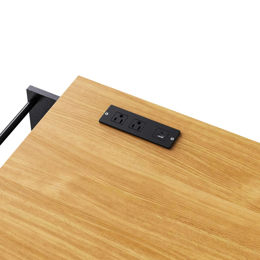 K&K 74.8' Kitchen Island with Extendable Dining Table, Kitchen Storage Cart with 3 Drawers, Power Outlet, Rolling Kitchen Island on Wheels with Spice Rack and 2 Door Cabinet, for Kitchen, Black Default -DTYStore