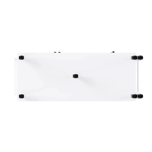 K&K 74.8' Kitchen Island with Extendable Dining Table, Kitchen Storage Cart with 3 Drawers, Power Outlet, Rolling Kitchen Island on Wheels with Spice Rack and 2 Door Cabinet, for Kitchen, White Default -DTYStore