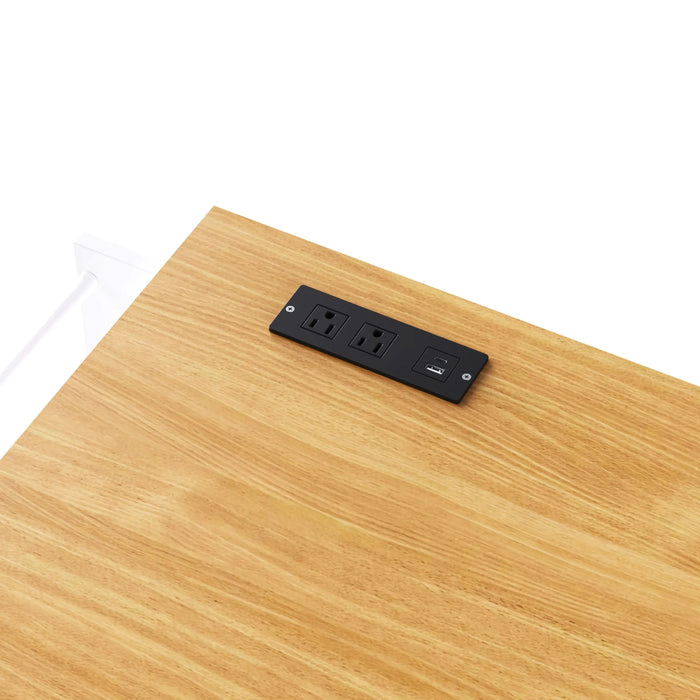 K&K 74.8' Kitchen Island with Extendable Dining Table, Kitchen Storage Cart with 3 Drawers, Power Outlet, Rolling Kitchen Island on Wheels with Spice Rack and 2 Door Cabinet, for Kitchen, White Default -DTYStore