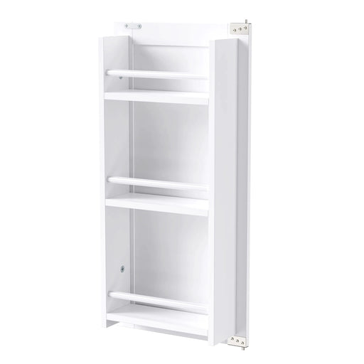 K&K 74.8' Kitchen Island with Extendable Dining Table, Kitchen Storage Cart with 3 Drawers, Power Outlet, Rolling Kitchen Island on Wheels with Spice Rack and 2 Door Cabinet, for Kitchen, White Default -DTYStore