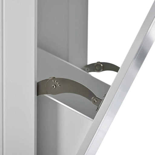 K&K Fluted Kitchen Island with Trash Can Storage Cabinet, Power Outlet, Internal Storage Rack, Rolling Kitchen Islands on 5 Wheels with 3 Drawer, 3 Open Side Racks for 10 Gallon Garbage Bin, White Default -DTYStore