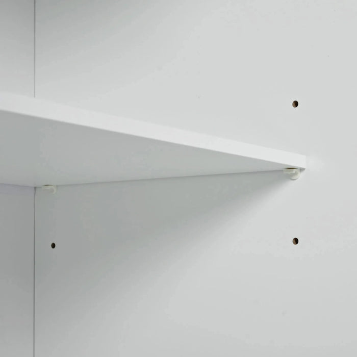 K&K Fluted Kitchen Island with Trash Can Storage Cabinet, Power Outlet, Internal Storage Rack, Rolling Kitchen Islands on 5 Wheels with 3 Drawer, 3 Open Side Racks for 10 Gallon Garbage Bin, White Default -DTYStore