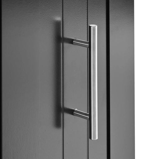 K&K Kitchen Island with Drop Leaf, Kitchen Storage Cart with 3 Tier Pull Out Cabinet Organizer, Internal Storage Rack, Rolling Kitchen Cart on Wheels with Towel Rack, 2 Drawers, for Kitchen, Black -DTYStore